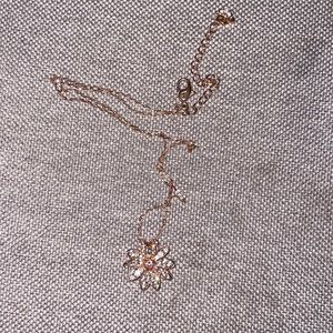 Swarovski crystal flower necklace